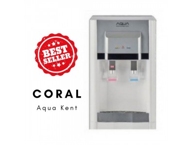 Aqua Kent Coral Table Top Hot Cold Normal Water Purifier  - White / Silver